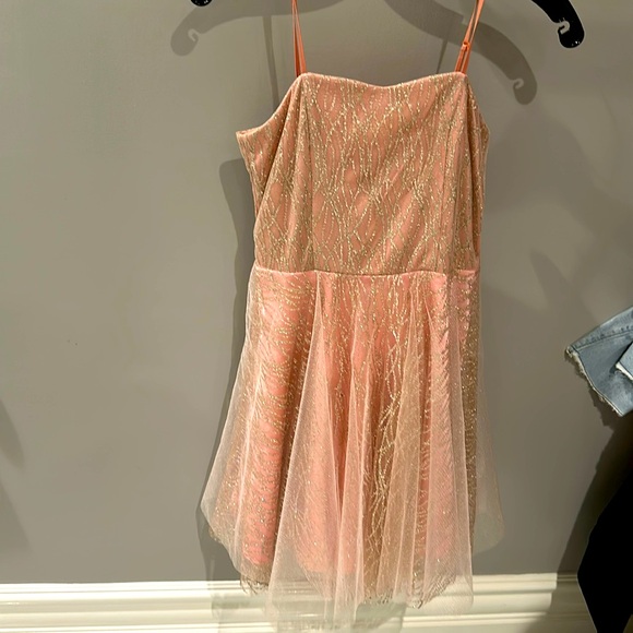 Un Deux Trois Pink Glitter Tulle Dress size 12